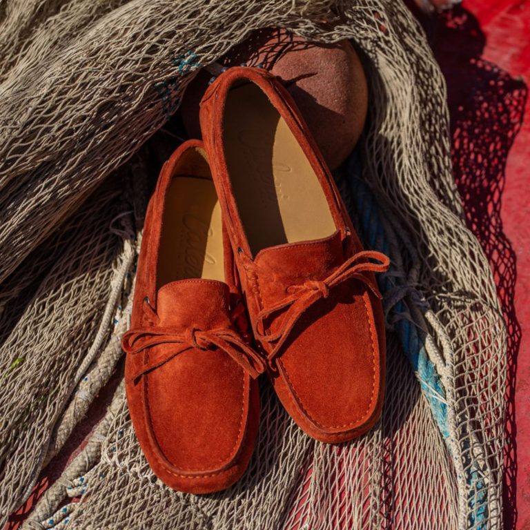 Mocassini uomo Caleri color mattone