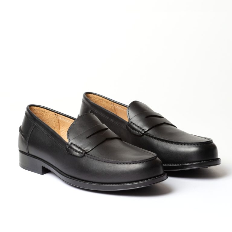 maestrale mocassino penny loafer da uomo caleri shoes liquirizia