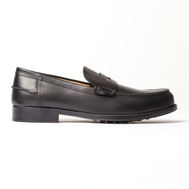 maestrale mocassino penny loafer da uomo caleri shoes liquirizia