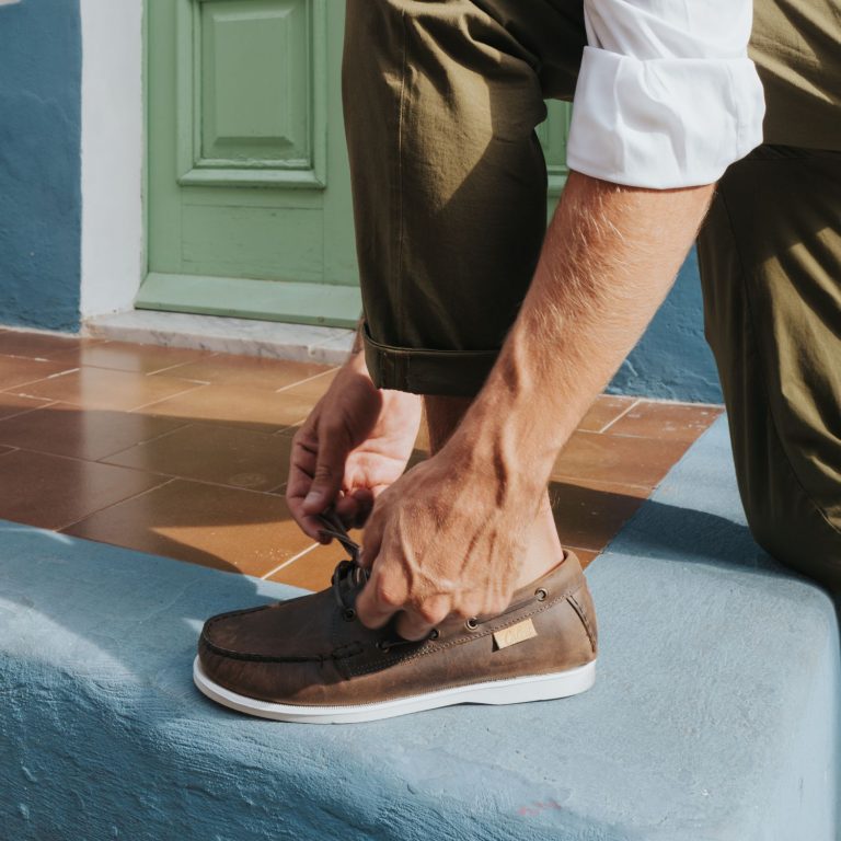 scarpe da barca primavera/estate 2025 caleri shoes aliseo noce