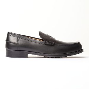 maestrale mocassino penny loafer da uomo caleri shoes liquirizia
